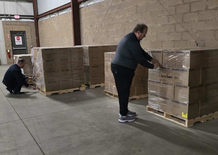 The Church of Jesus Christ of Latter-day Saints donated shelf-sable food like peanut butter, pasta sauce, and canned goods, to the Salvation Army of Greater Cleveland.
